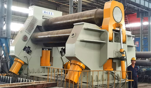 As vantagens e fluxo de processo da máquina de dobra da placa de 4 rolos