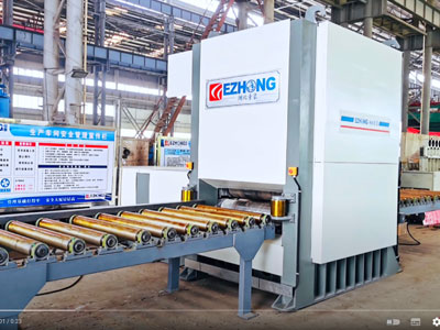 Máquina de nivelamento da placa de 20x1000 11 rolos