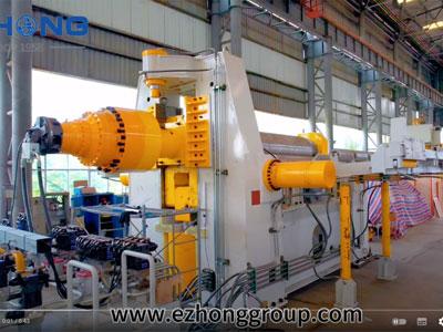 Máquina de rolamento da placa de 80x3000 3 rolos com suporte lateral