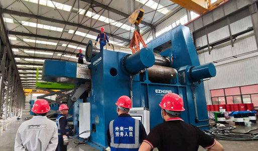 Máquina de dobra de 160x4200mm 3 rolos